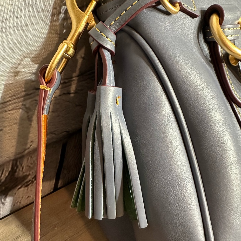 Dooney & Bourke Florentine Satchel Rare - Picture 6 of 11